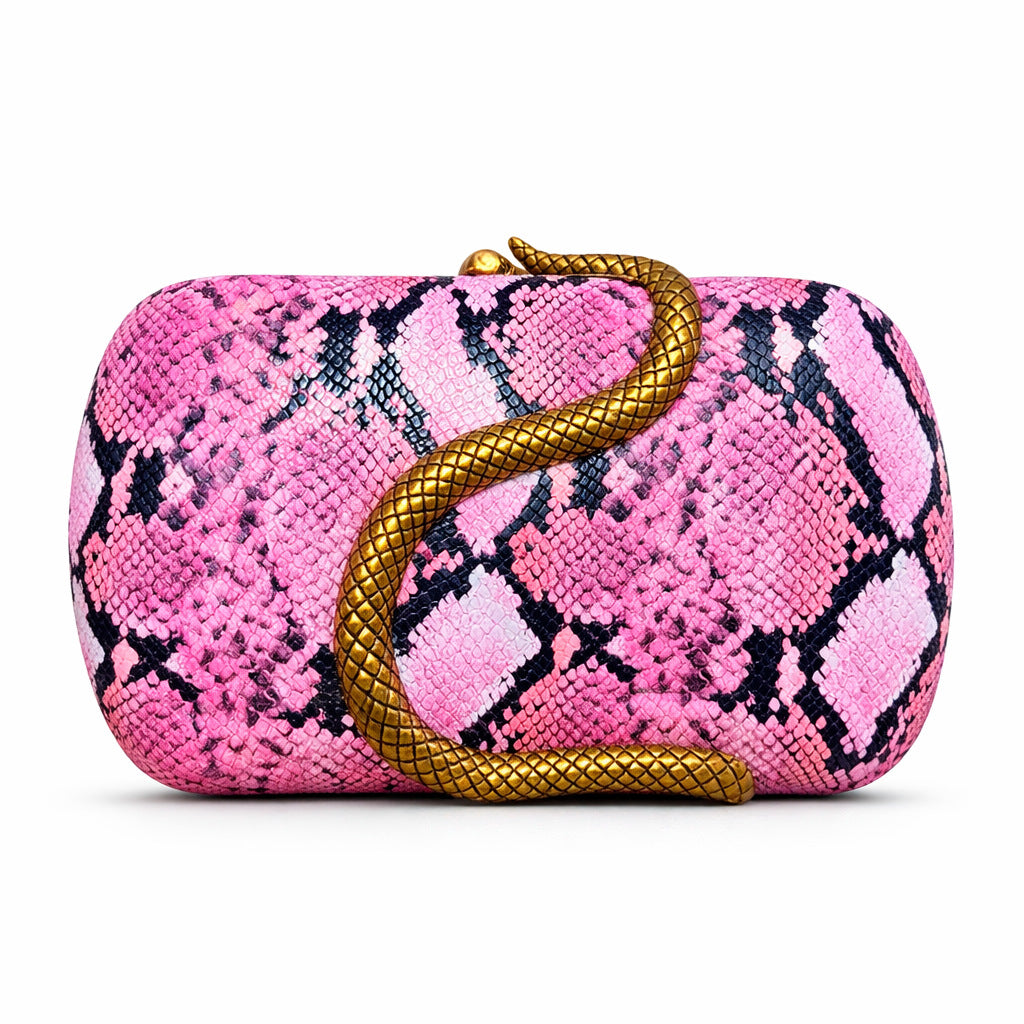 Strukturierte Kettentragehandtasche