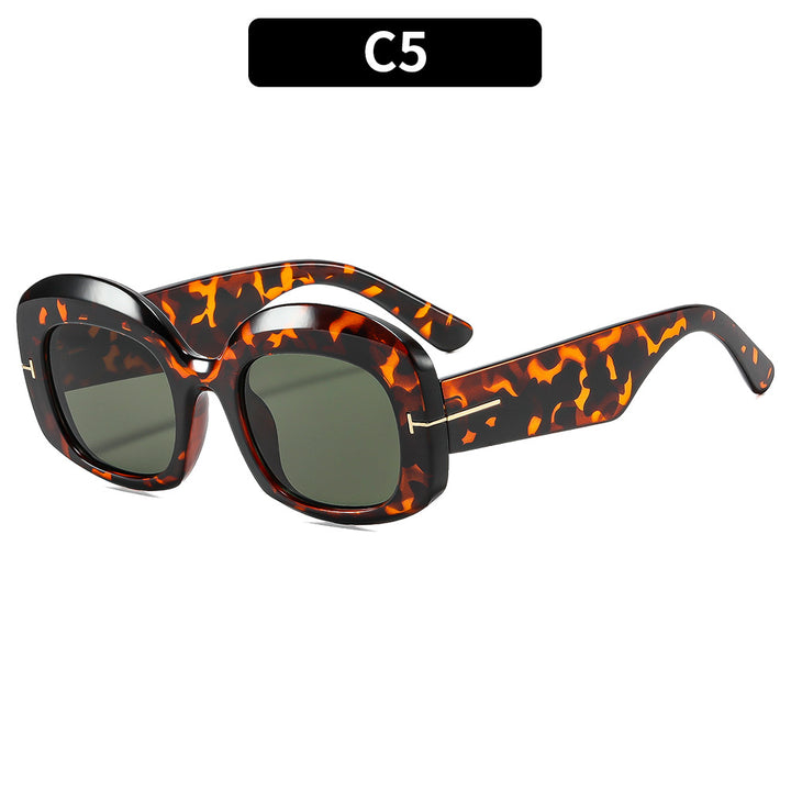 Oversized Stylische Quadratische Sonnenbrillen