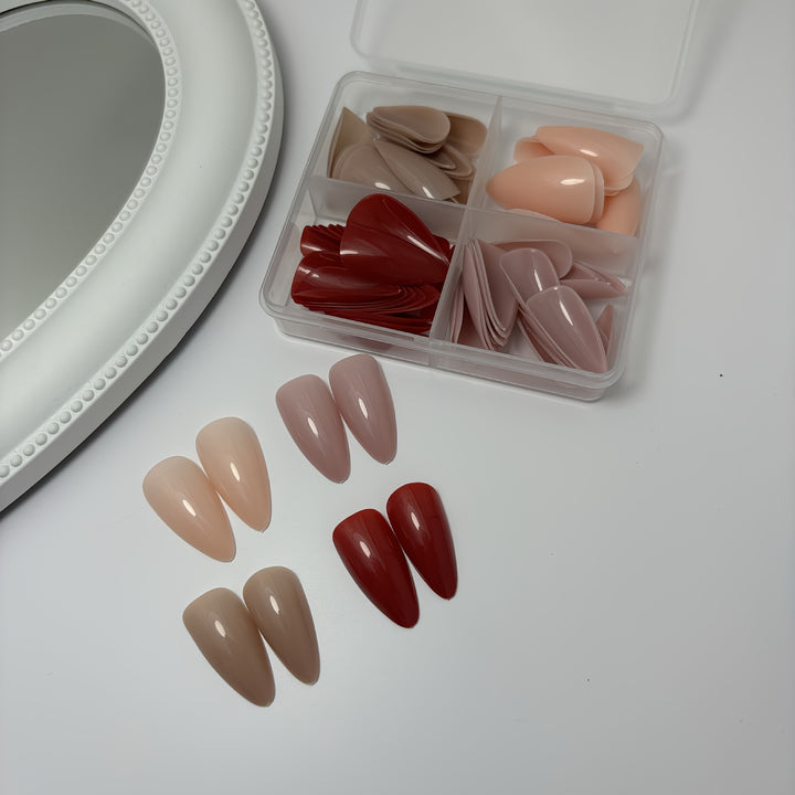 Premium Stiletto Press-On Nagelset Karnz