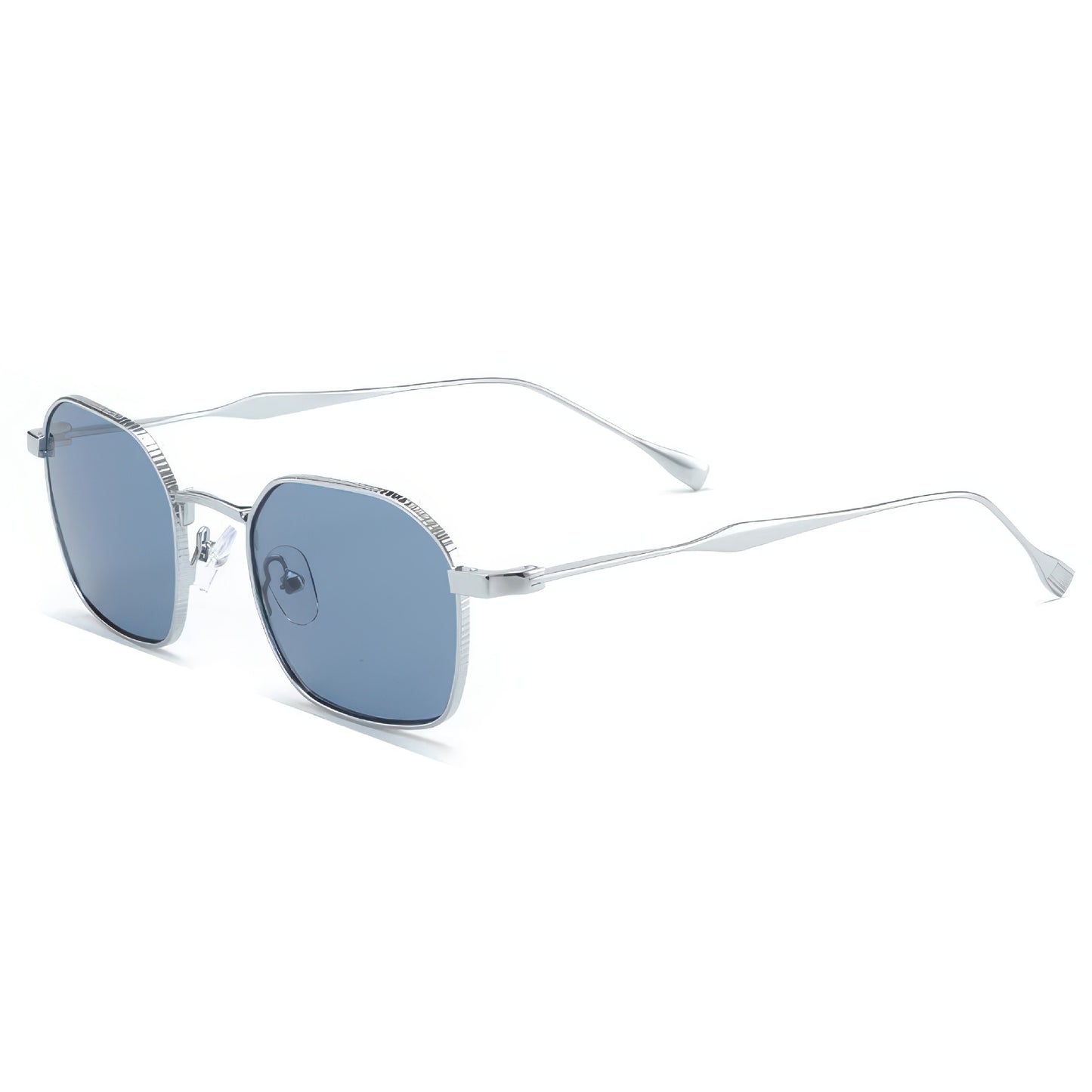 Damen modische Sonnenbrille im eleganten quadratischen Design mit hochwertigem Metallrahmen Karnz