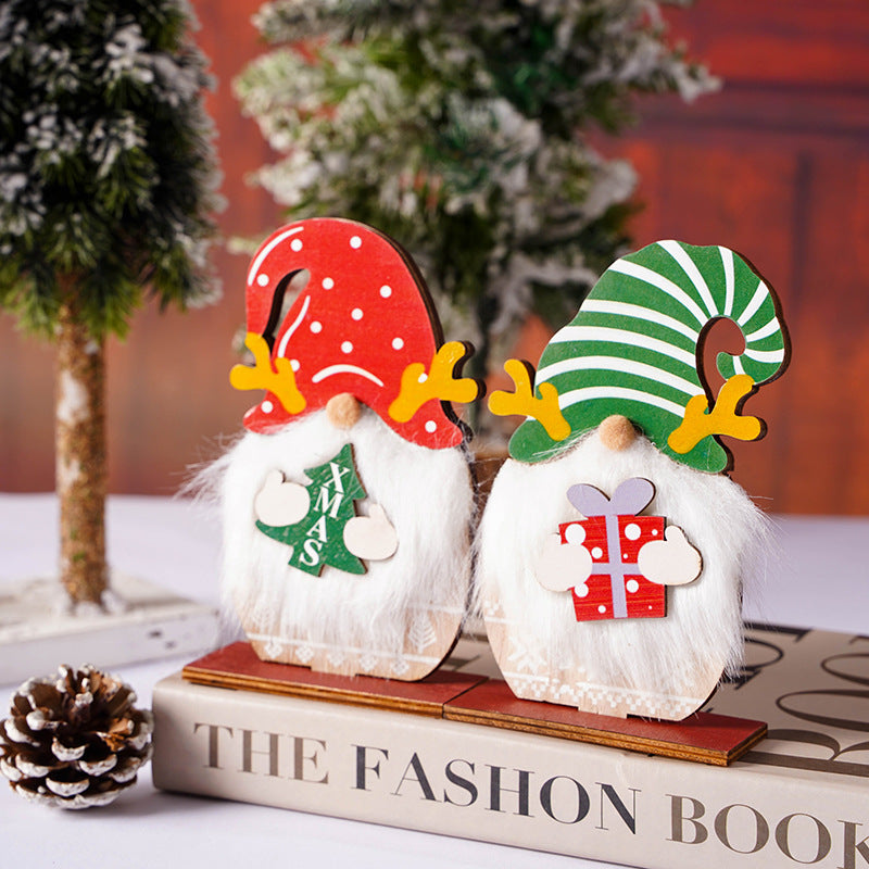 Weihnachtsmann Dekofigur im rustikalen Design Karnz
