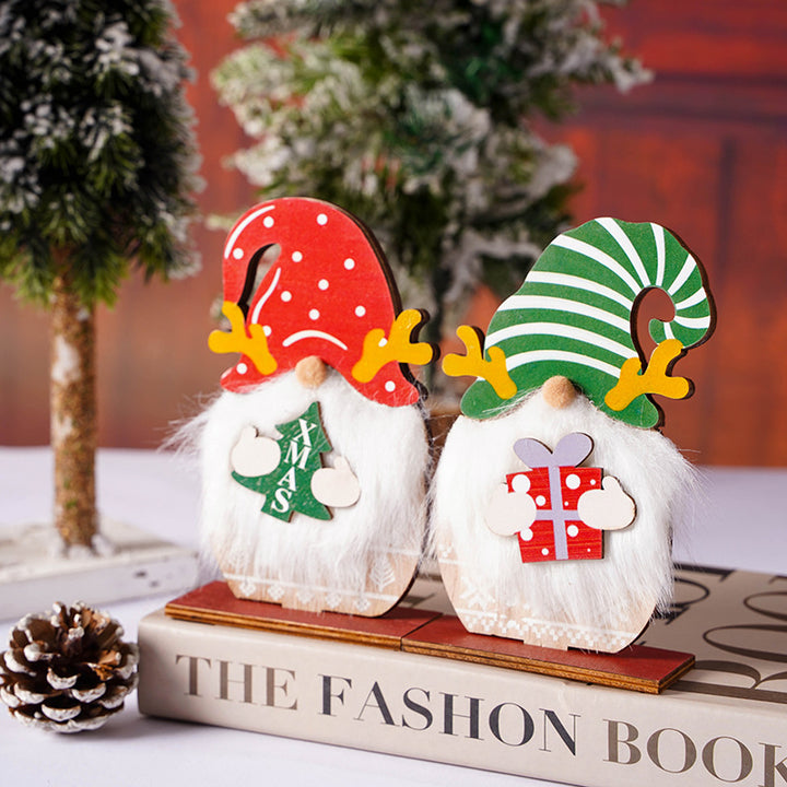 Weihnachtsmann Dekofigur im rustikalen Design Karnz