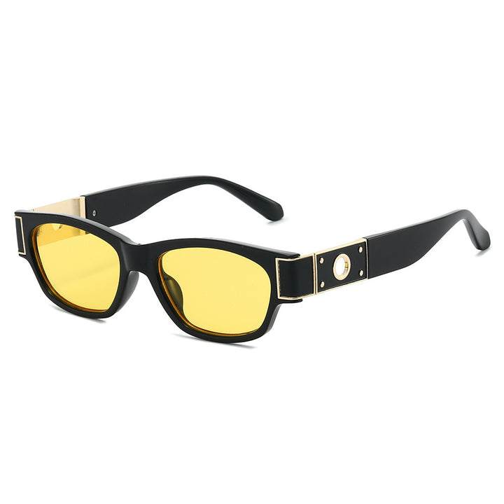 Fette Aussage Rechteckige Sonnenbrille Karnz