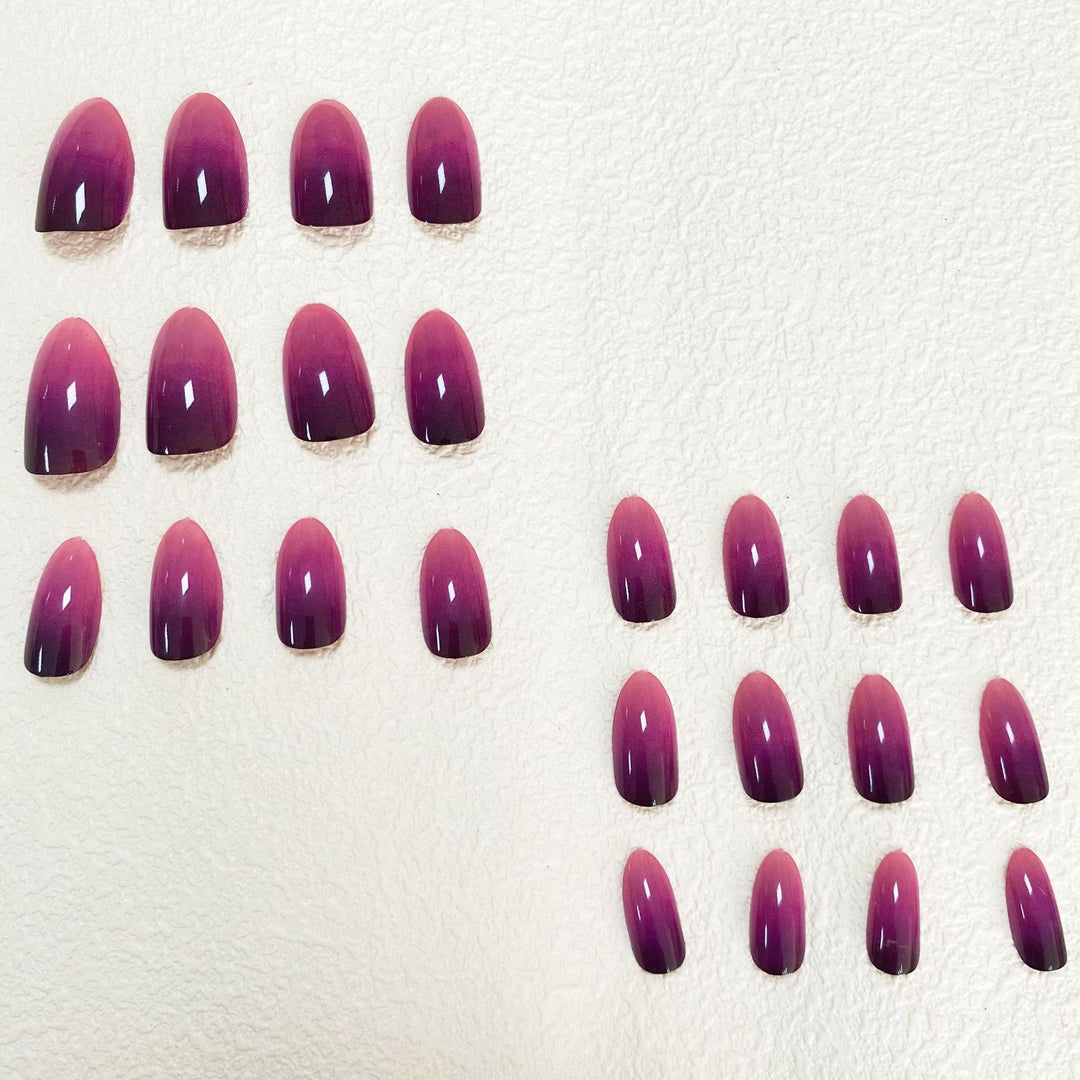 Gradient Ombre Press-On-Nagelspitzen Karnz