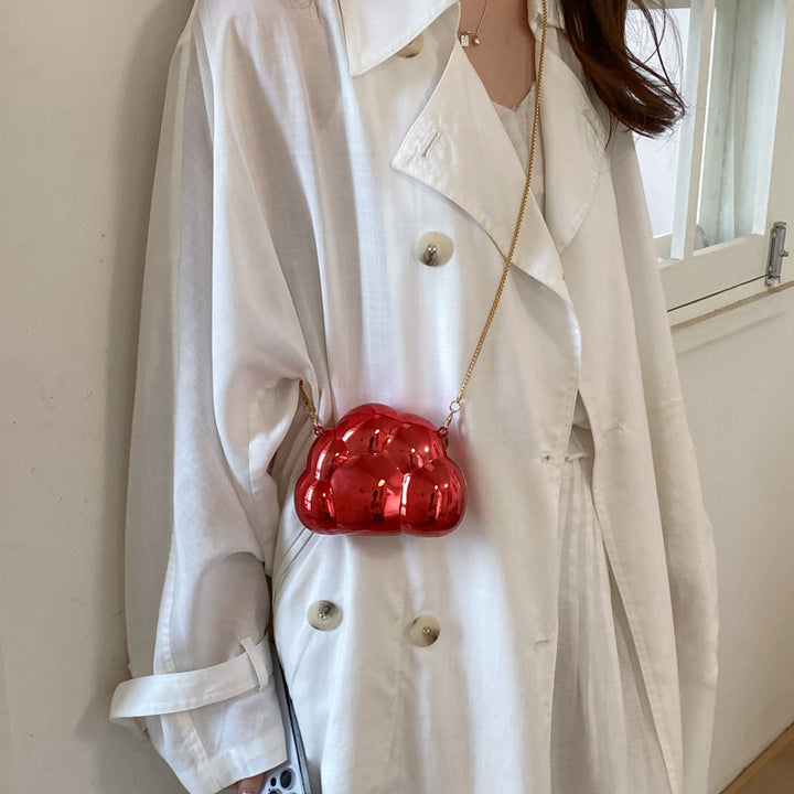 Einzigartige glänzende Clutch-Handtasche