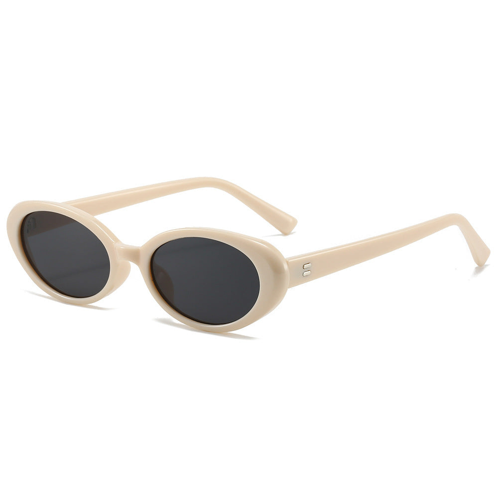 Klassische ovale Rahmen-Sonnenbrille Karnz