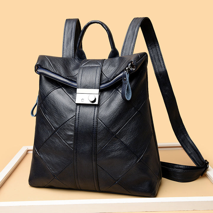 Chic Texturierter Rucksack Karnz