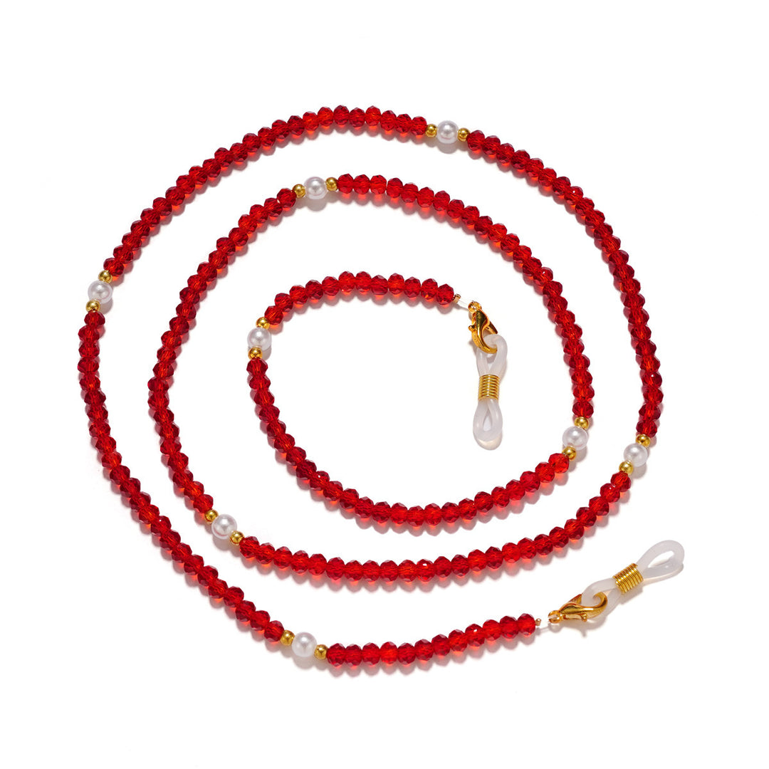 Elegante Perlbrillekette Karnz