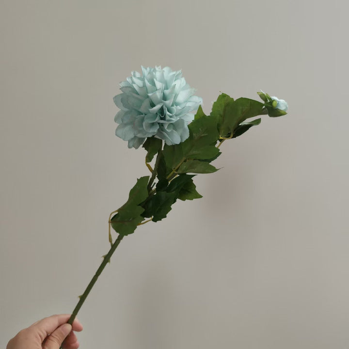 Realistische Dahlienblumenstängel