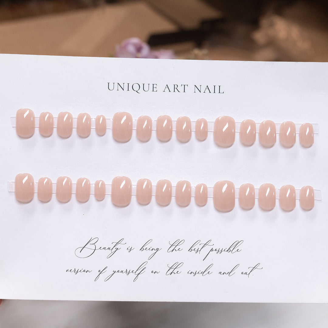 Klassisches Glänzendes Press-On Nagelset