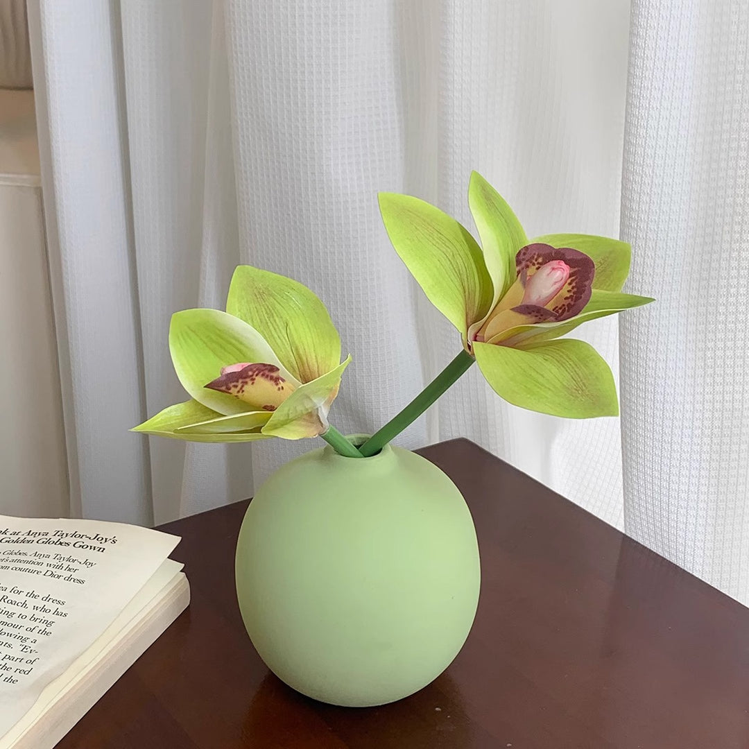 Elegante Orchidee Dekorative Pflanzenkübel