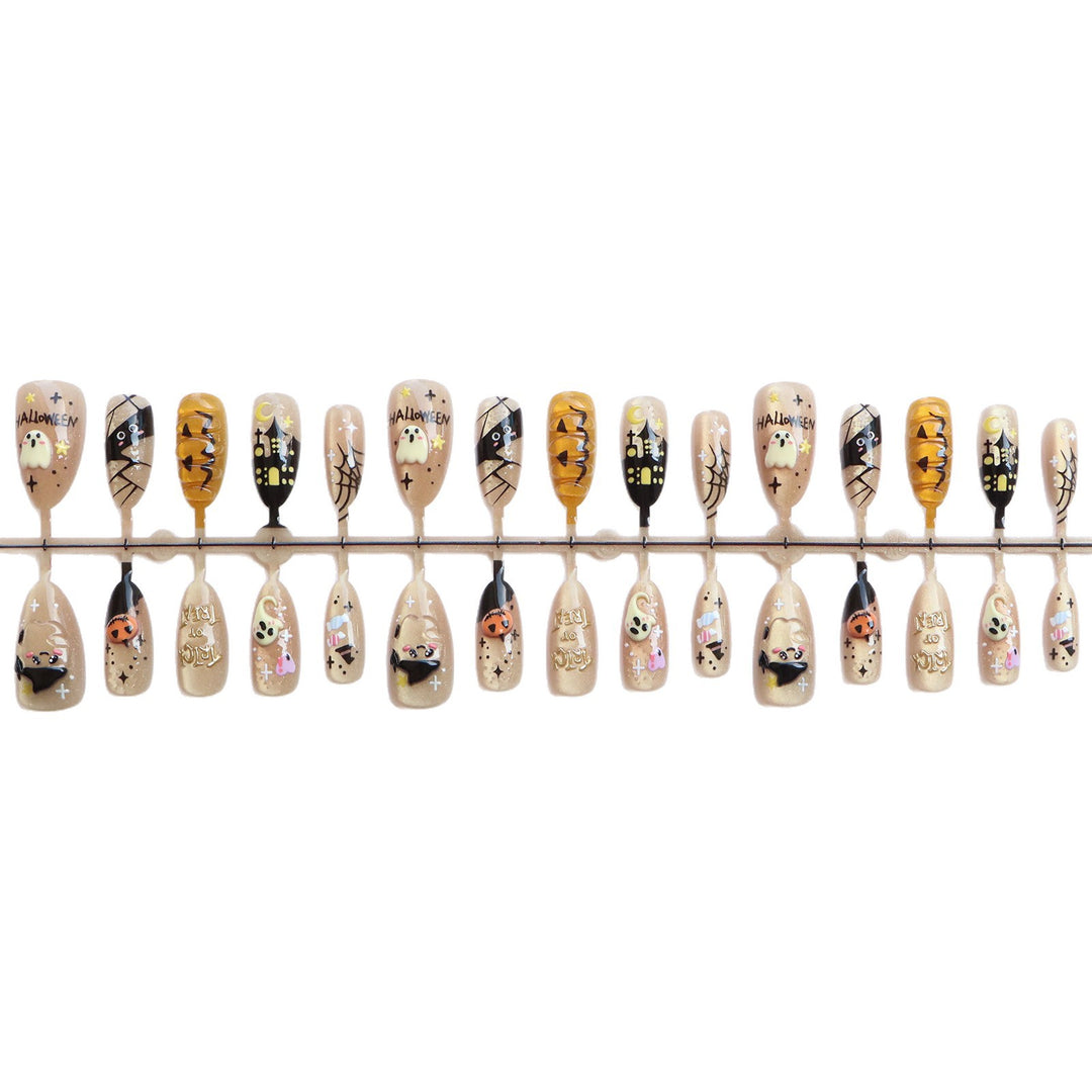 Halloween-Themen Press-On Nail Set Karnz
