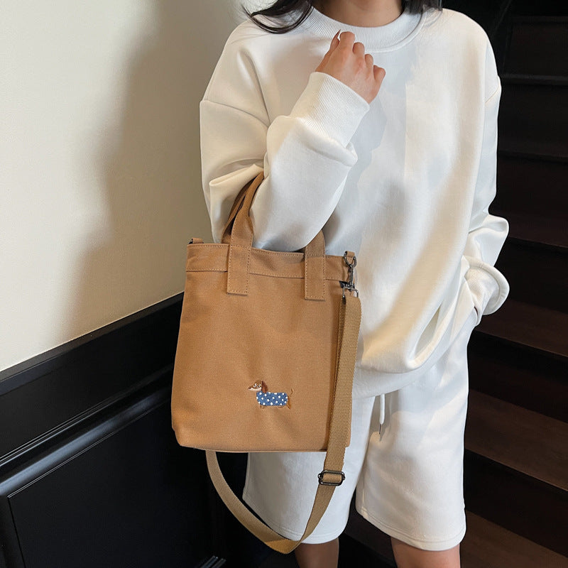 Stylische Canvas-Handtasche Karnz