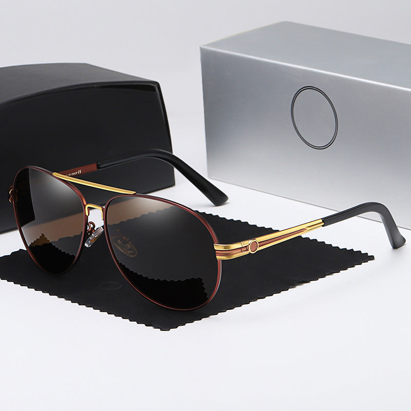 Damen elegante Sonnenbrille mit schmalem Rahmen und UV-Schutz Karnz