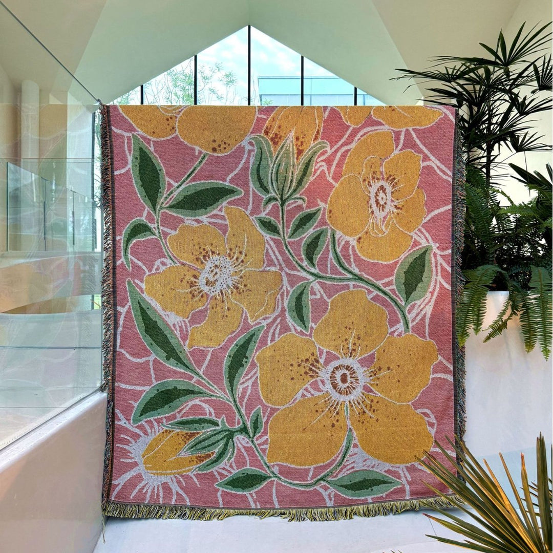 Blumenmuster Werfen Decke