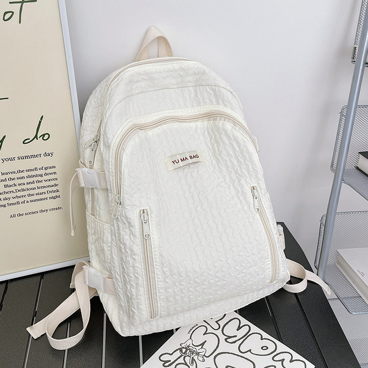 Strukturierte Mehrfachfach-Rucksack