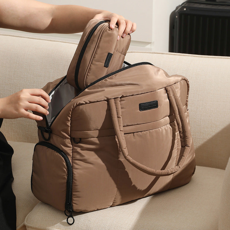 Damen elegante Tragetasche mit abnehmbarer Umhängetasche Karnz