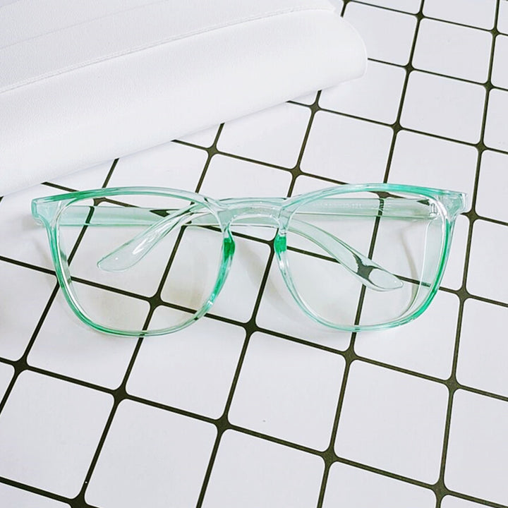 Damen modische Brille mit kantigem Design Karnz
