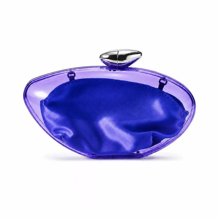 Skulptierte Acryl Abend Clutch