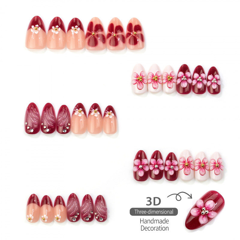 Künstlerisches Press-On Nagelset