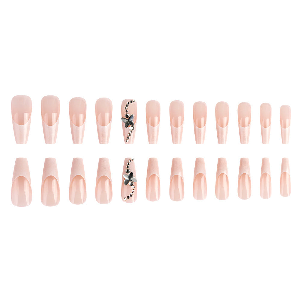 Elegantes Press-On-Nagelset Karnz