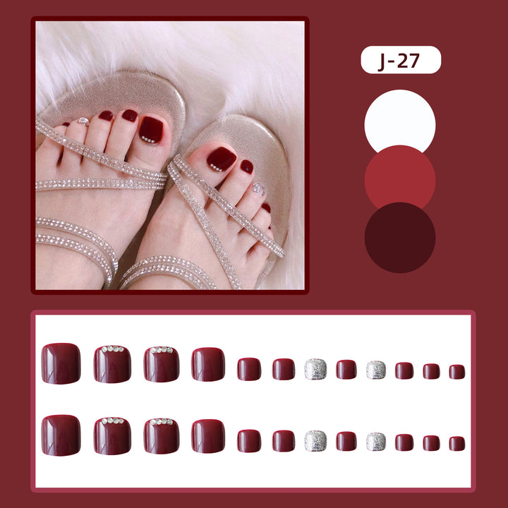 Elegante mit Strass verziert Flip-Flops