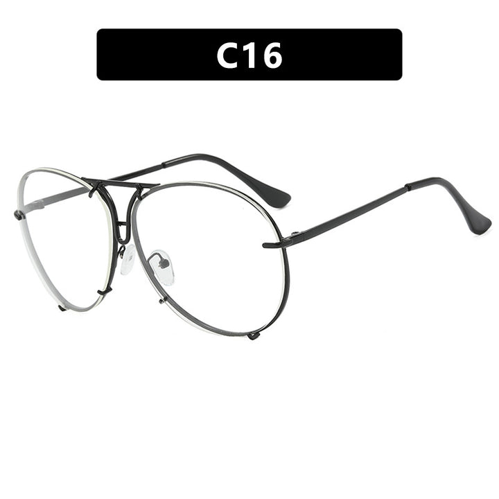 Damen Flug-Sonnenbrille mit stylischem Metallrahmen und UV-Schutz Karnz