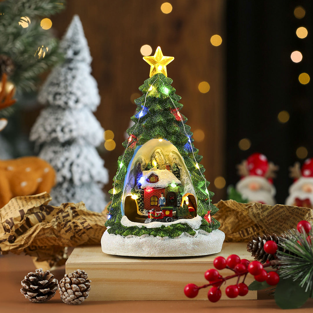 LED-Weihnachtsbaum-Globusschmuck Karnz