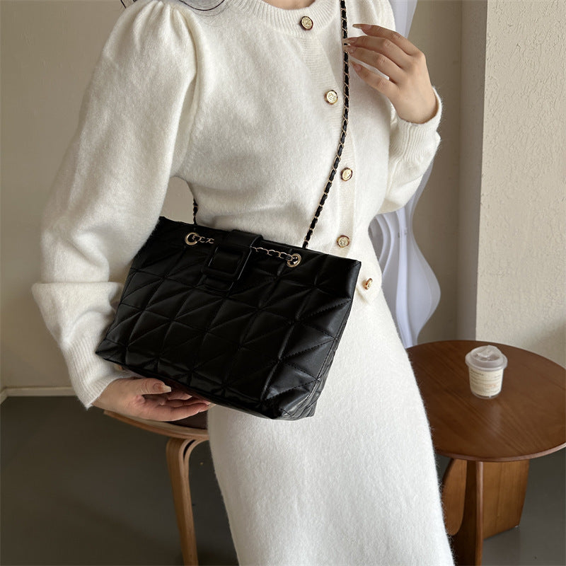 Elegante gesteppte Handtasche