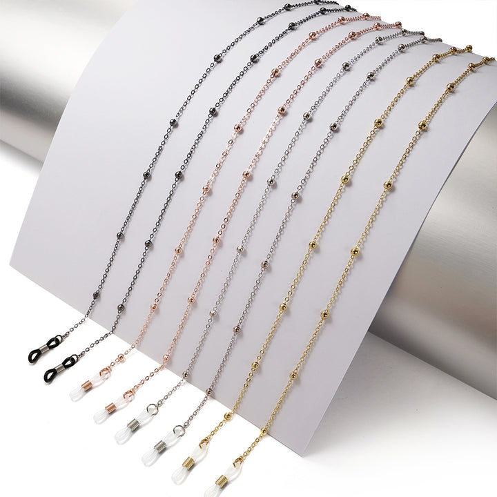 Premium Gold Beaded Brillen Kette Karnz