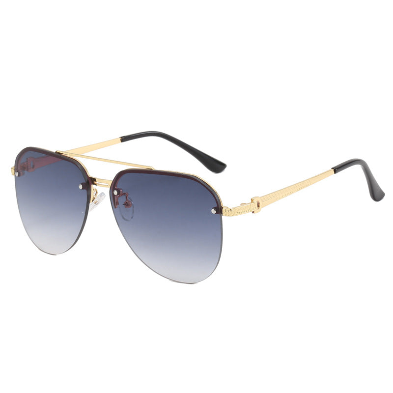 Damen elegante Piloten-Sonnenbrille mit hohem UV-Schutz und stilvollem Rahmen Karnz
