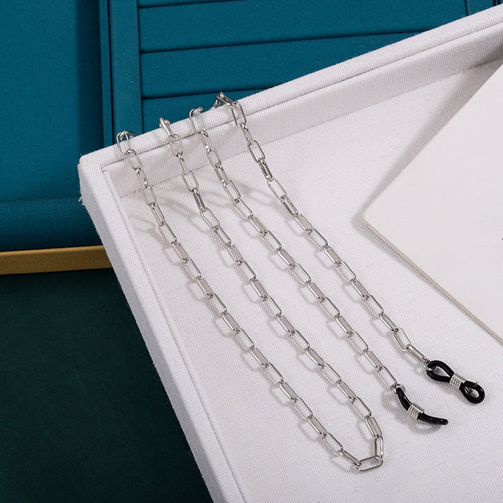 Elegante Perlen Brillenhalter Kette Karnz