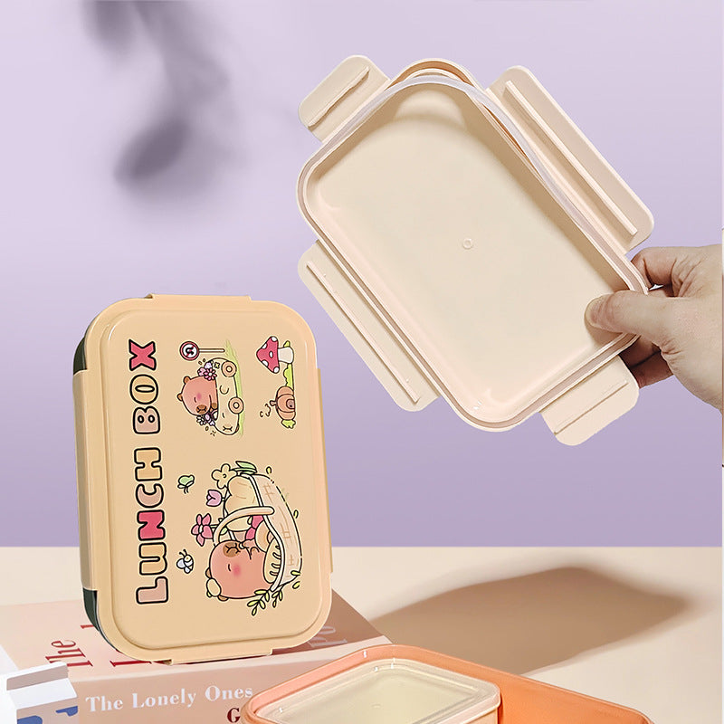 Mittagsbox und Becher