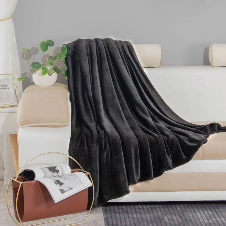 Ultra-weiches Plüsch-Fleece-Wurfdecke