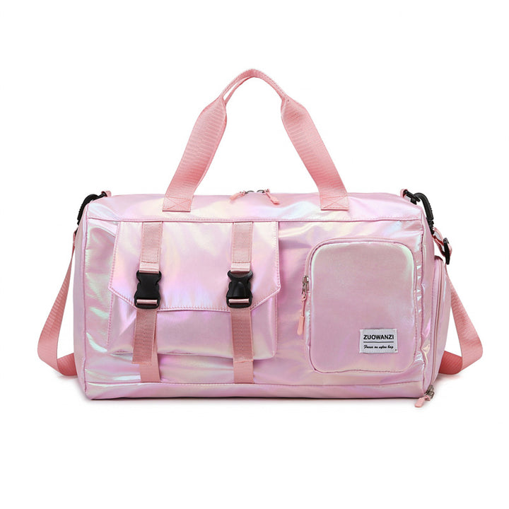 Iridescent Multi-Pocket Sport Duffel Bag Karnz