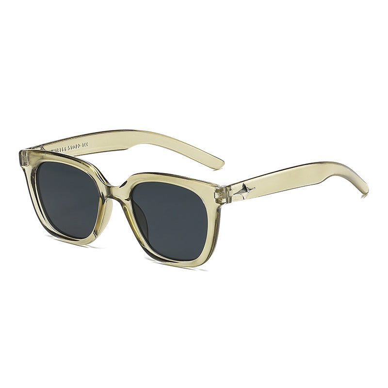 Damen moderne quadratische Sonnenbrille mit stylischem Rahmen Karnz