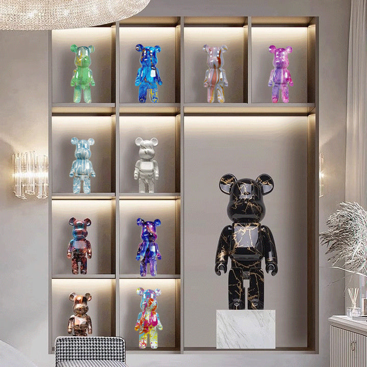Abstrakte Kunst Bärenfigur für die Hausdekoration