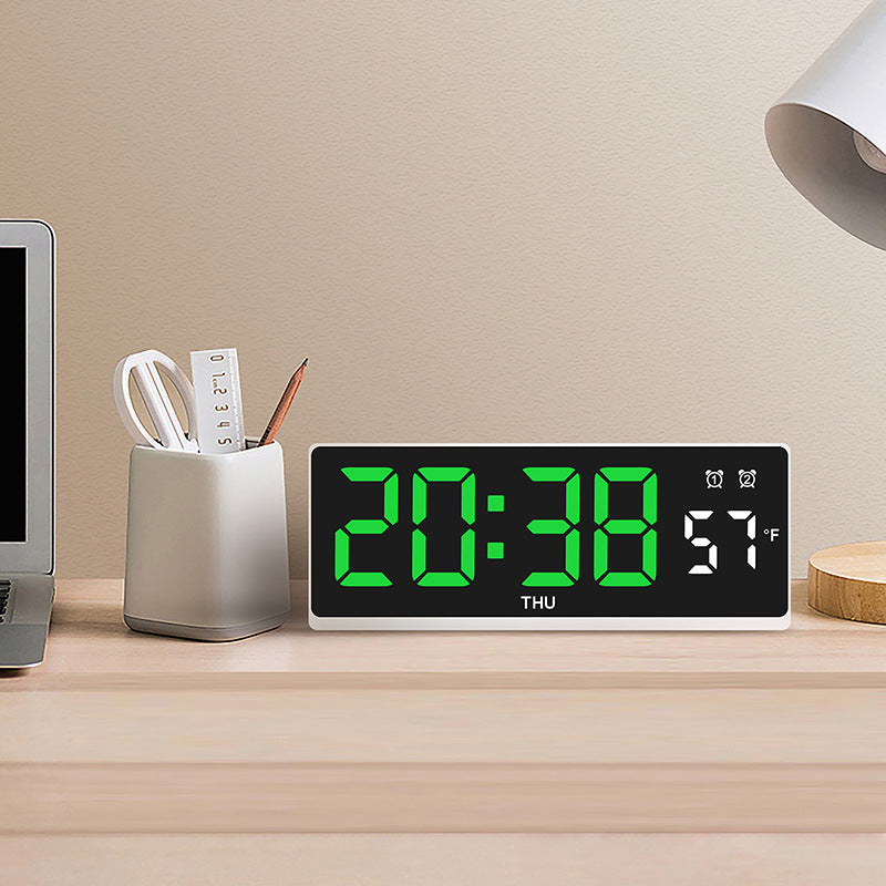 Digitaler Wecker mit Großem Led-Display und Wetteranzeige Karnz
