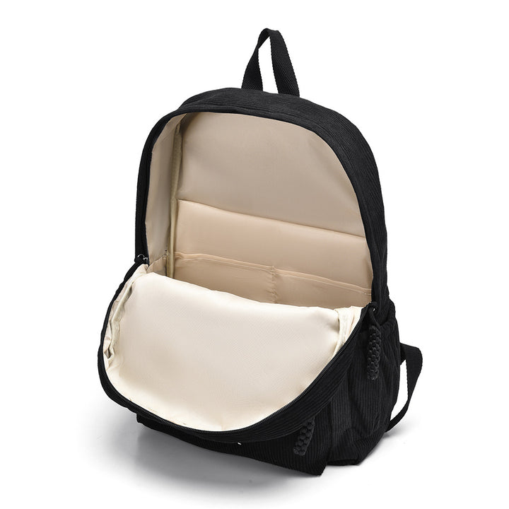 Lässiger Corduroy Rucksack Karnz