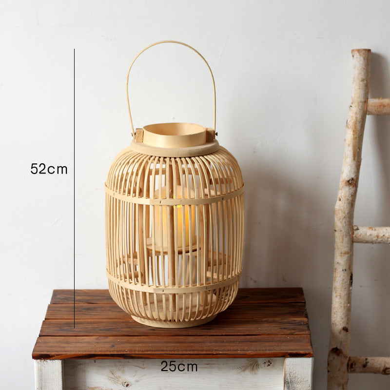 Dekorative Laterne aus Rattan Karnz