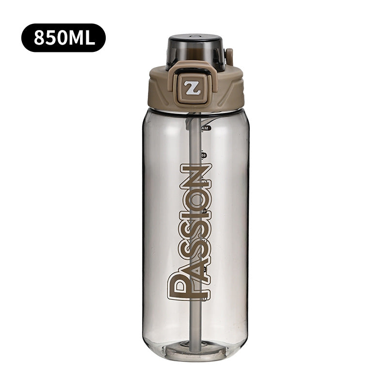 Damen Trinkflasche mit integriertem Messsystem und Flip-Top-Verschluss Karnz