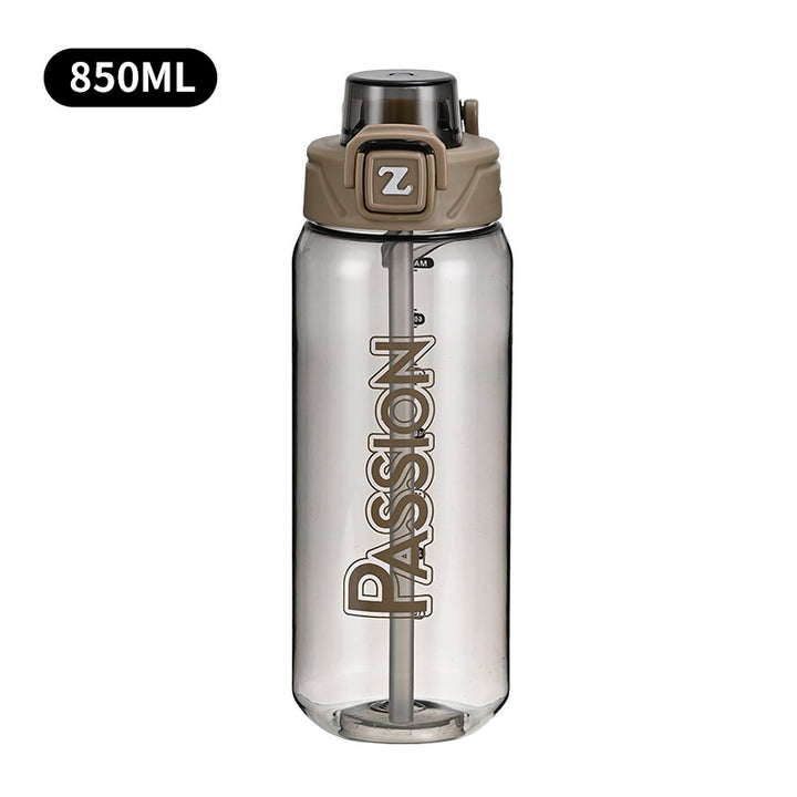 Damen Trinkflasche mit integriertem Messsystem und Flip-Top-Verschluss Karnz