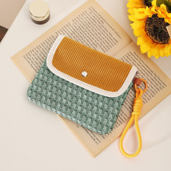 Stylische Texturierte Reißverschluss-Tasche