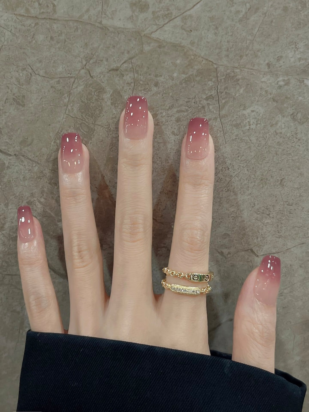 Ombre Nagelkunst Set