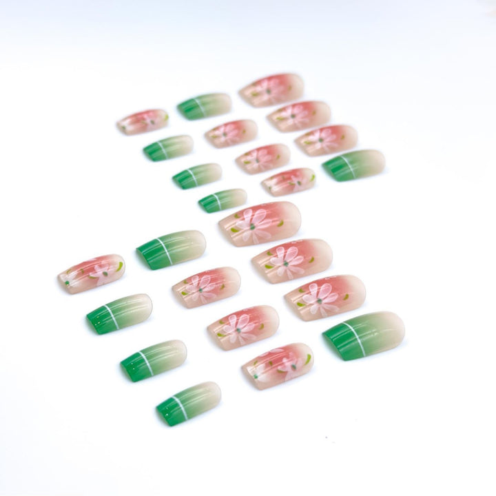 Floral Ombre Nail Art Set