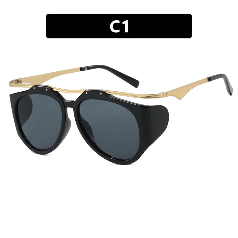 Damen Cat-Eye Sonnenbrille mit einzigartigem Design und schützenden Gläsern Karnz