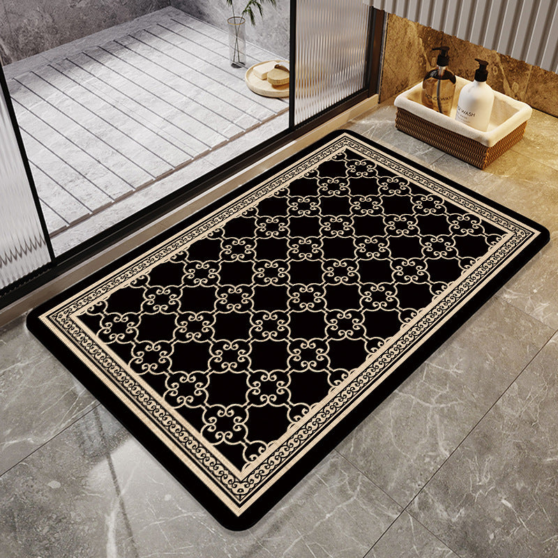 Elegante geometrische Muster-Badmatte Karnz