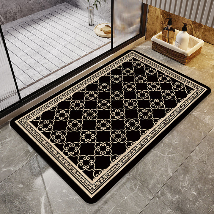 Elegante geometrische Muster-Badmatte Karnz