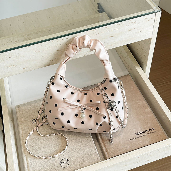 WoChic Punktmuster Handtasche Karnz