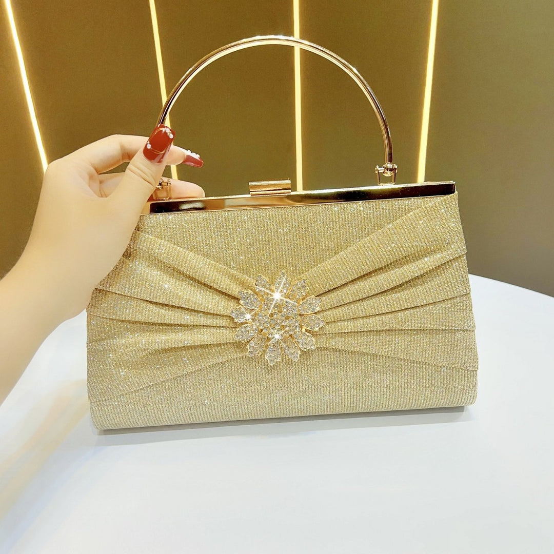 Glamouröse Metallische Abend-Handtasche